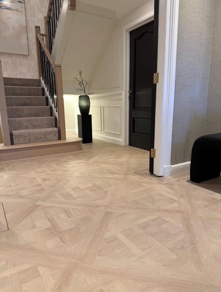 EIKEN VERSAILLES PARKET VLOER 80X80CM UNIEK PARTIJ 2000M2, Parket, Nieuw, Ophalen of Verzenden, 10 m² of meer