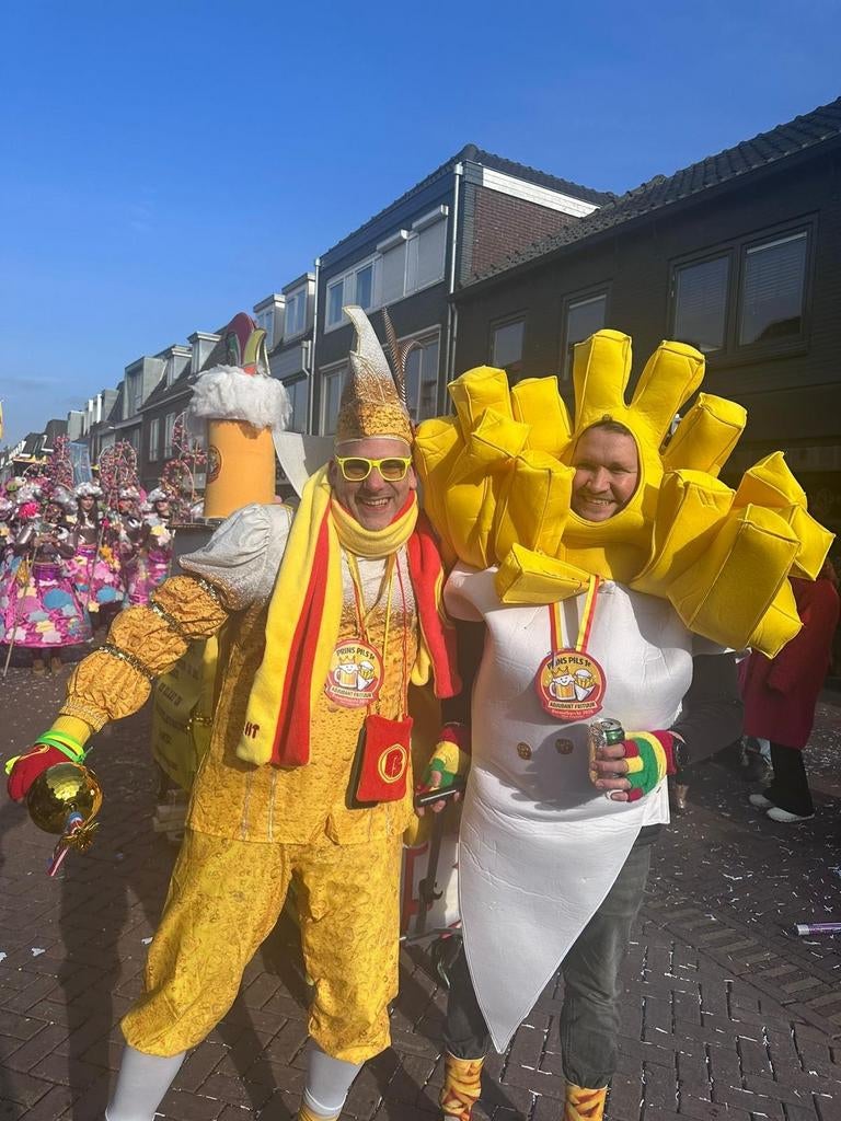Prins Pils kostuum!, Ophalen, Carnaval, Maat 56/58 (XL), Zo goed als nieuw