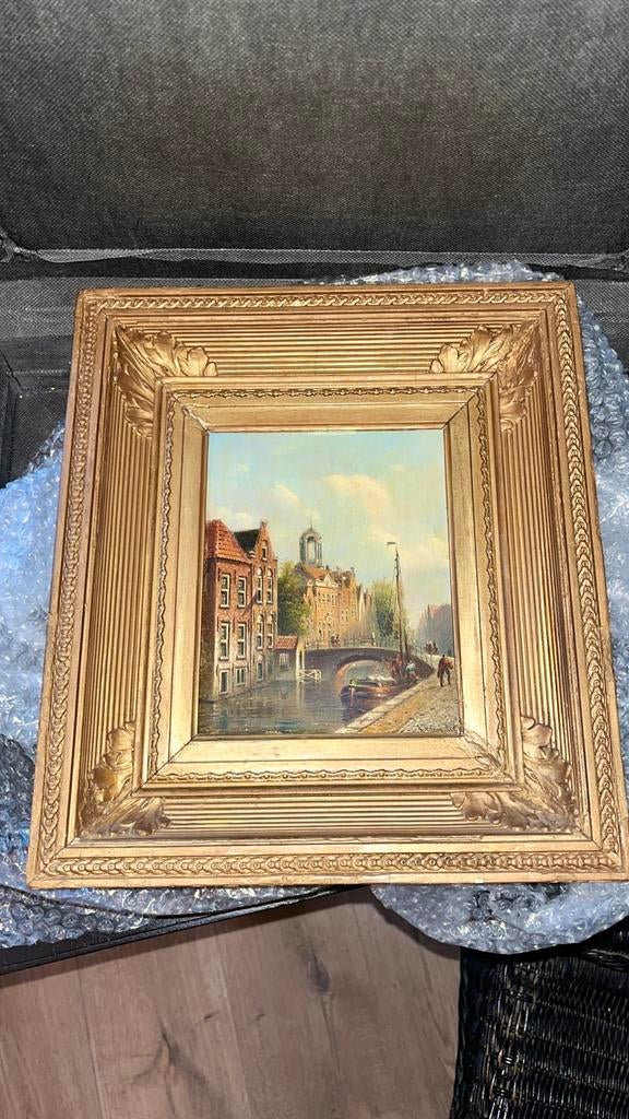 Schilderij Johannes Franciscus Spöhler 1853-1923, Antiek en Kunst, Ophalen of Verzenden