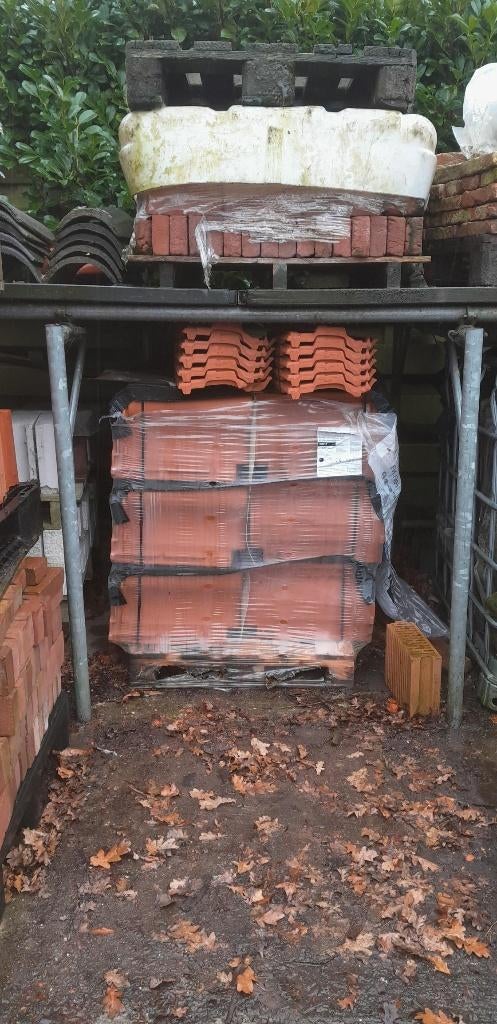 250 st groot formaat nieuwe dakpan, natuurrood, Ophalen, Steen of Klei, Nieuw, 15 m² of meer