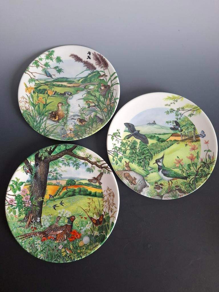 3 wedgwood borden Colin Newman Country Panorama, Ophalen of Verzenden