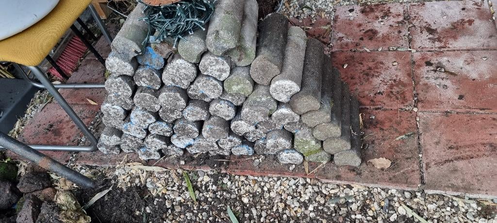 Gratis, Tegels en Bandjes, Tuin en Terras, Tegels en Klinkers, Ophalen, Gebruikt, Beton, Terrastegels