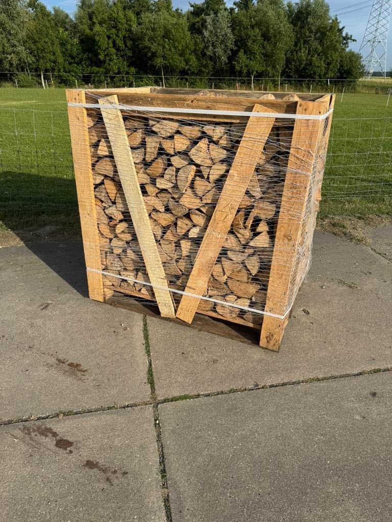 🔥 eik beuk haagbeuk haardhout ofyr bbq ruf briketten, Tuin en Terras, 6 m³ of meer, Ophalen, Beukenhout, Blokken