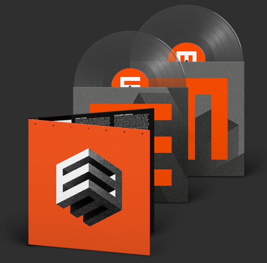 Vinyl 2LP Editors EBM CRYSTAL CLEAR Vinyl NUMBERED NIEUW, Ophalen of Verzenden, Nieuw in verpakking, 12 inch