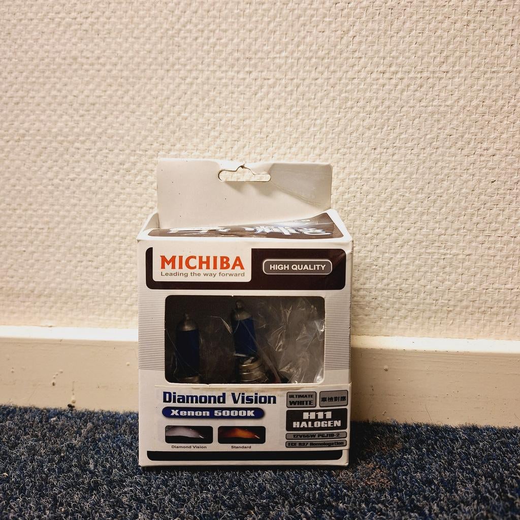 Nieuw: Michiba Diamond Vision H11 Halogeen Autolampen, Ophalen of Verzenden, ., ., .