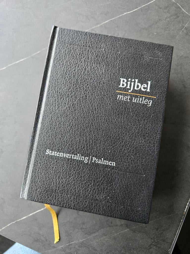 Bijbel Statenvertaling met uitleg, Ophalen of Verzenden, Gelezen, Diverse, Christendom | Protestants