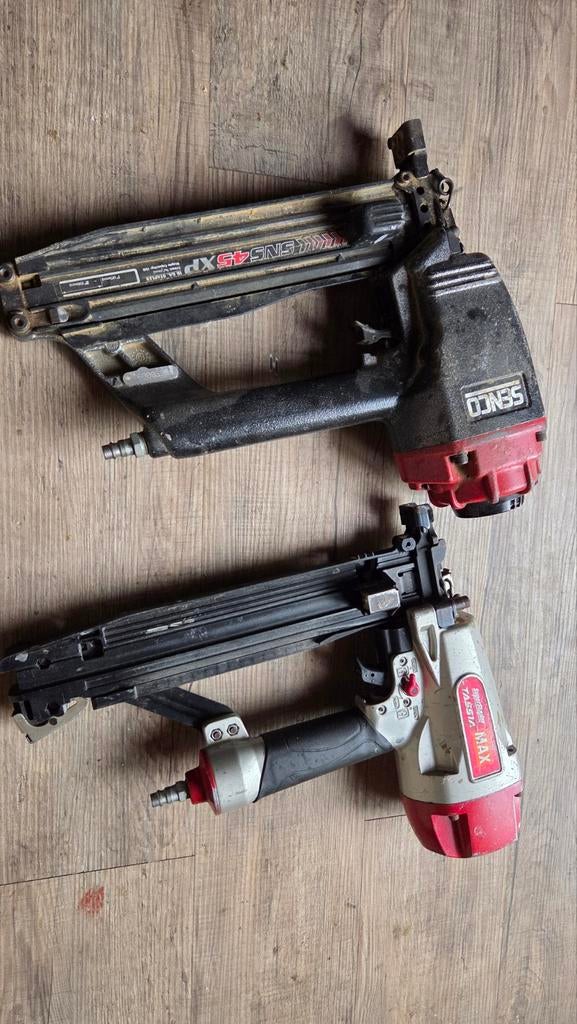 Pneumatische tackers + nieten, Doe-het-zelf en Verbouw, Ophalen of Verzenden