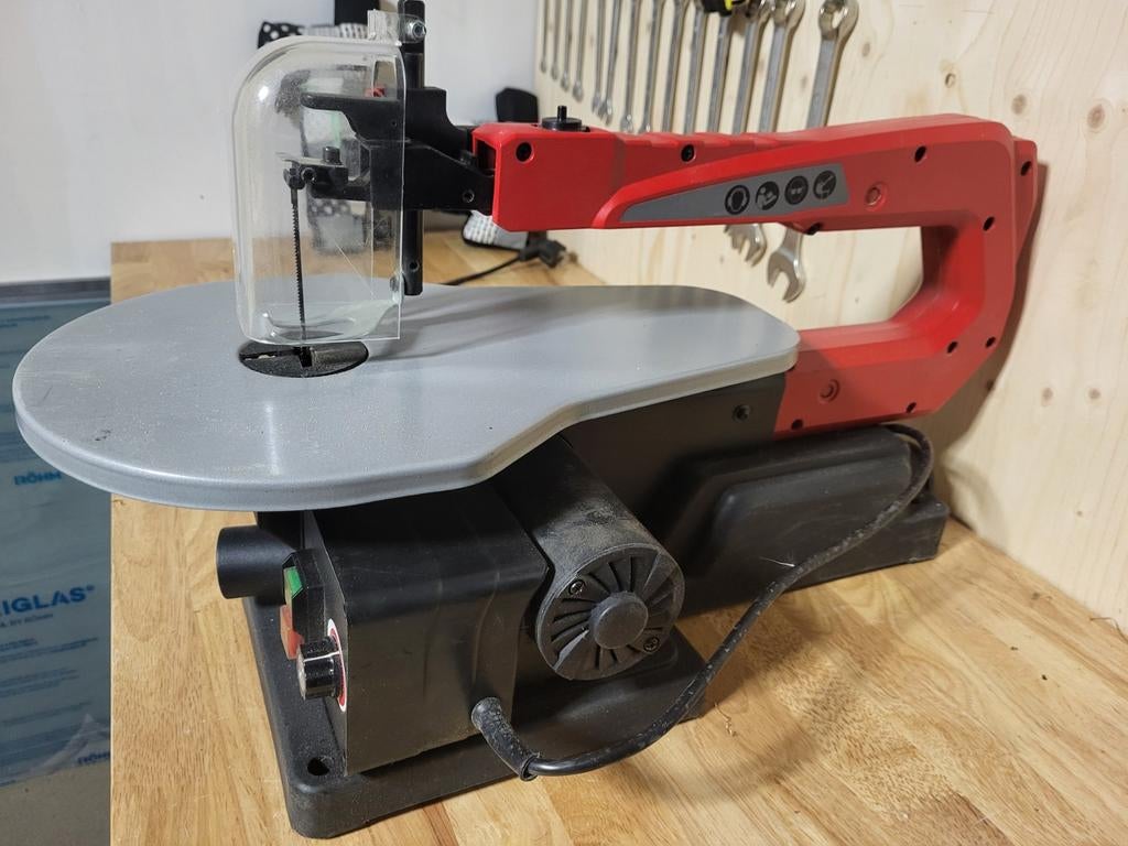 Einhell figuur zaagtafel, Ophalen of Verzenden, 1200 watt of meer, Cirkelzaag, 30 tot 70 mm