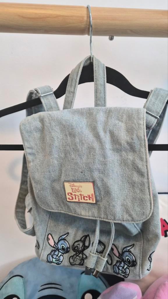 Original disney rugtasje stitch denim, Ophalen of Verzenden, Overige figuren, Nieuw