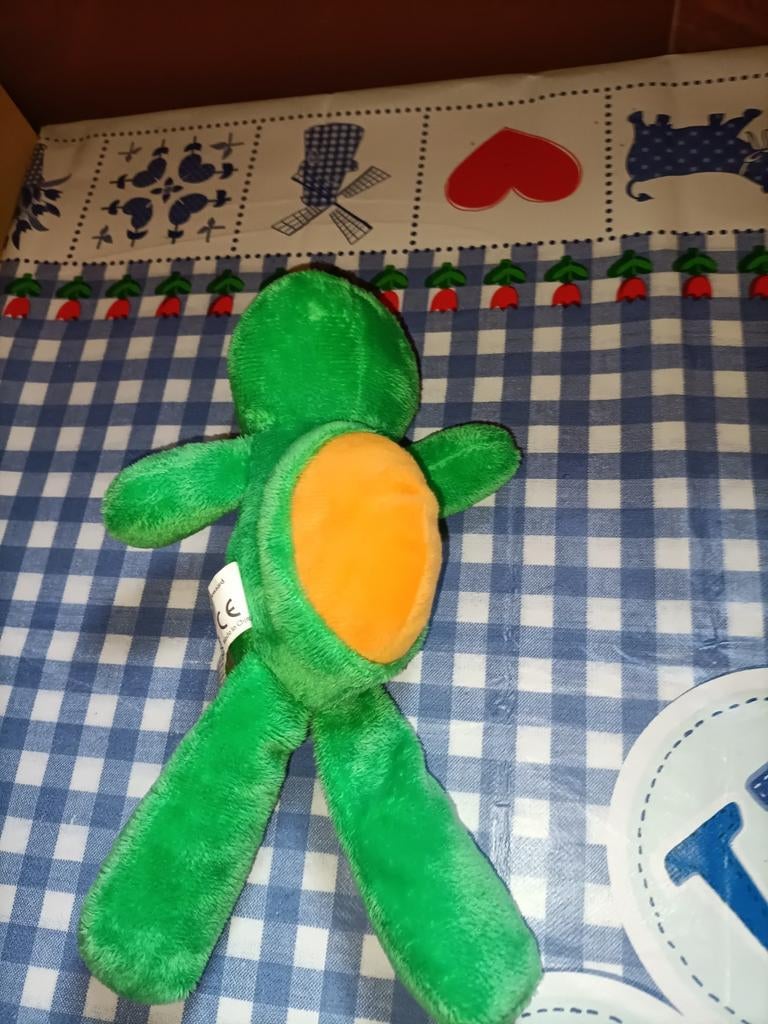 Schildpad knuffel Plus Supermarkt groen met oranje, Ophalen of Verzenden, Zo goed als nieuw, Overige typen