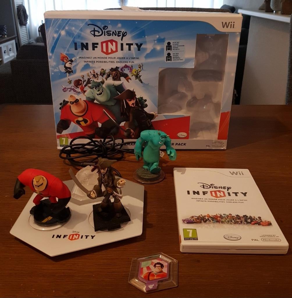 Wii infinity, Avontuur en Actie, Gebruikt, 2 spelers, Ophalen of Verzenden