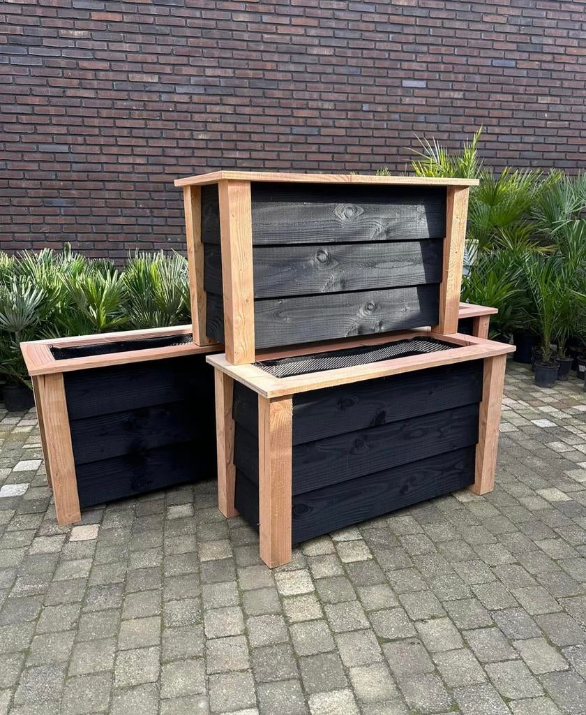 DOUGLAS KWALITEIT HOUT bloembak, Tuin en Terras, Bloembakken en Plantenbakken, Ophalen, Nieuw, Rechthoekig, Hout