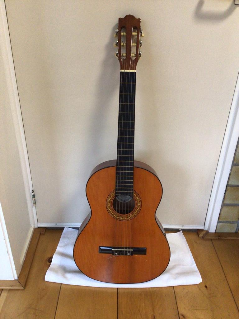 Gitaar Santana C100 akoestische gitaar met hoes ., Muziek en Instrumenten, Ophalen, Gebruikt, Klassieke of Spaanse gitaar