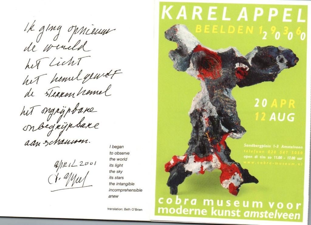 Karel Appel Werken op papier 1940 /Beelden 1936/Pastorale C, Verzamelen, Ophalen of Verzenden, 1940 tot 1960, Ongelopen, Cultuur en Media