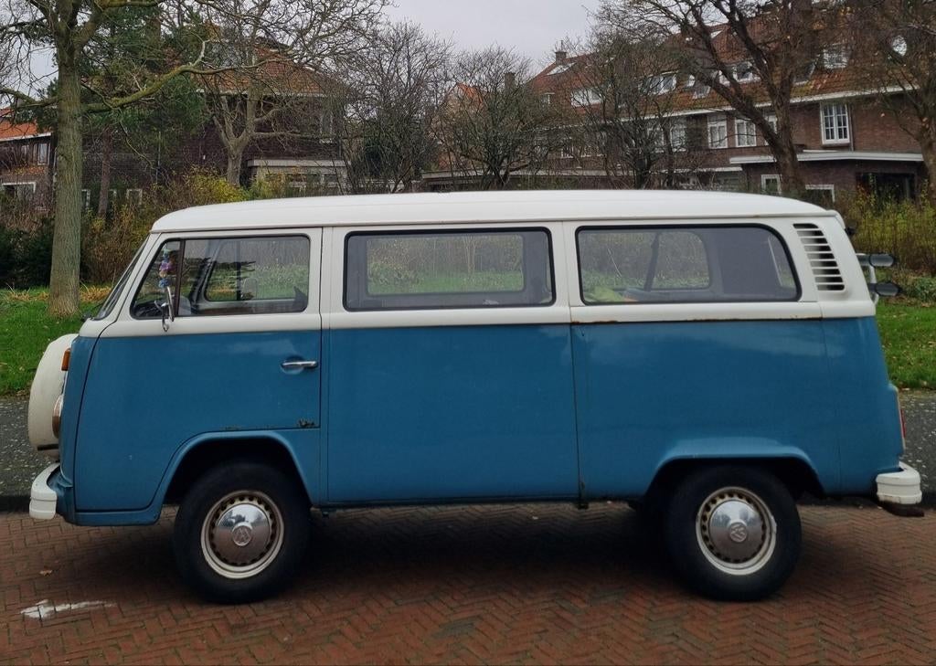 9,500! VW 1978 Blau-wit Geen belasting, Auto's, 4 cilinders, Stationwagon, Particulier, 1390 kg