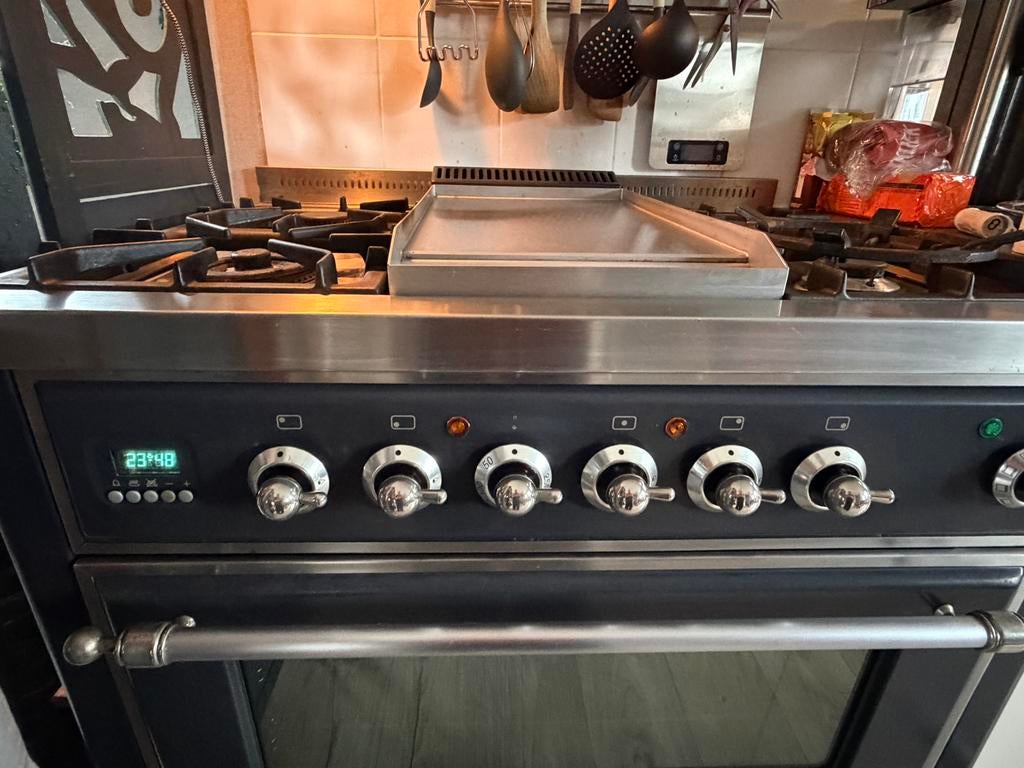 Boretti majestic met frytop, Witgoed en Apparatuur, Gebruikt, 60 cm of meer, Ophalen of Verzenden, Gas