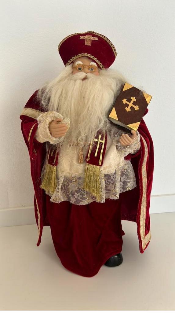 Te koop: mooie Sinterklaas 65 cm hoog, Diversen, Sinterklaas, Ophalen of Verzenden, Zo goed als nieuw