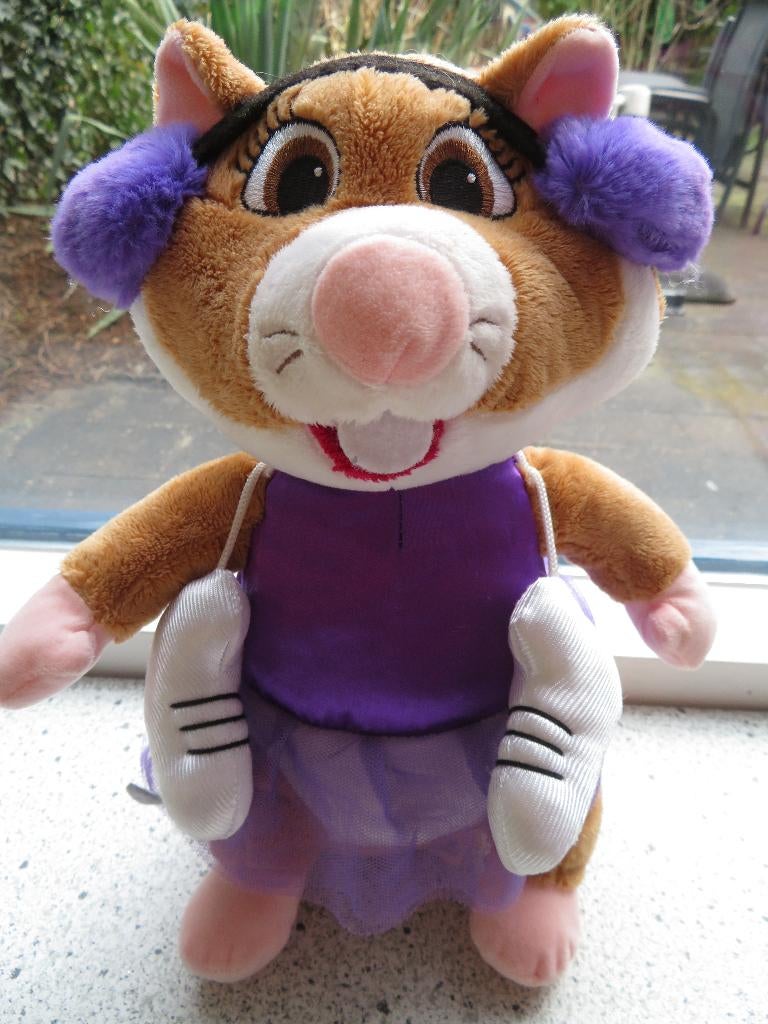 Hamster AH Albert Heijn meisje met schaatsen oorwarmers, Ophalen of Verzenden, Zo goed als nieuw, Overige typen