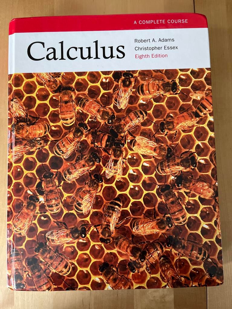 Calculus - 8th edition - Robert A. Adams, Christopher Essex, Ophalen of Verzenden, Beta, Zo goed als nieuw, WO