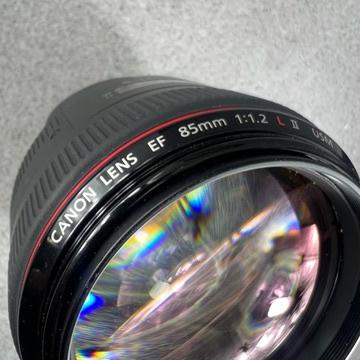 Canon Lens EF 85mm | 1:1.2L II USM |doos+kap| SALE | 394573, Audio, Tv en Foto, Ophalen of Verzenden, Zo goed als nieuw, Telelens