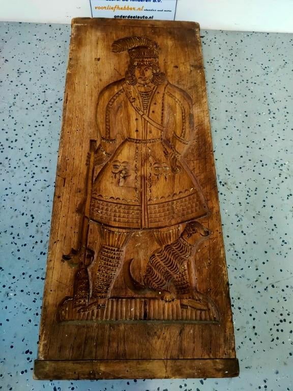 Speculaas plank met figuur aan beide kanten, Antiek en Kunst, Antiek | Keukenbenodigdheden, Ophalen of Verzenden
