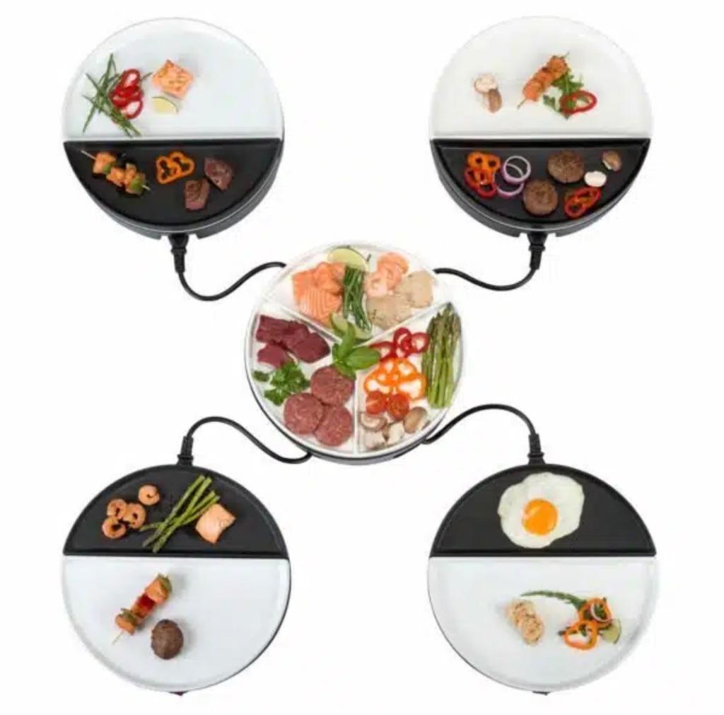 Bourgini Chef’s Dinner Party – Gourmetstel los bord, Ophalen of Verzenden, Nieuw, 4 t/m 7 personen