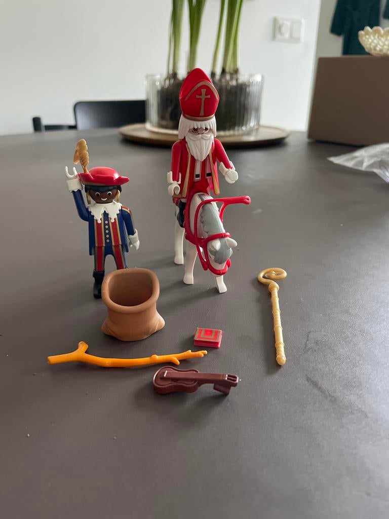 Playmobil Sinterklaas en Zwarte Piet Set, Ophalen of Verzenden, Zo goed als nieuw, Complete set