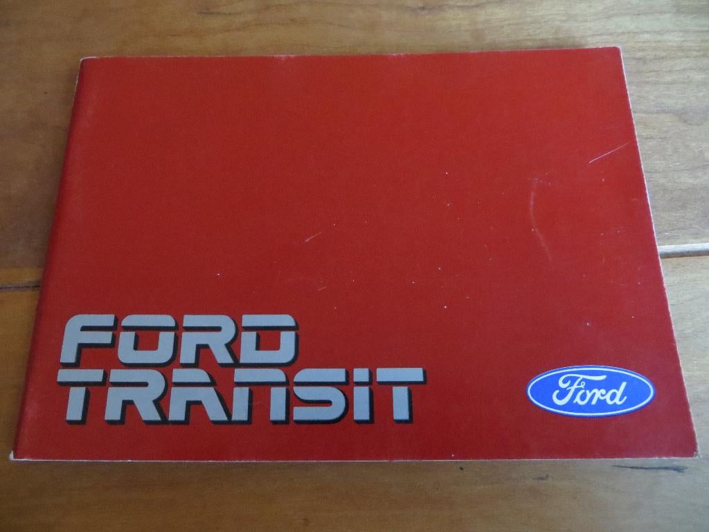 Instructieboek Ford Transit benzine, diesel 1987, 1990, mooi, Auto diversen, Handleidingen en Instructieboekjes, Ophalen of Verzenden