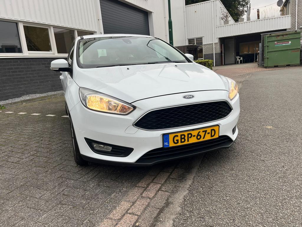 Ford Focus 1.0 Ecoboost 74KW 5D 2017 Wit, Voorwielaandrijving, Stof, 635 kg, 100 pk