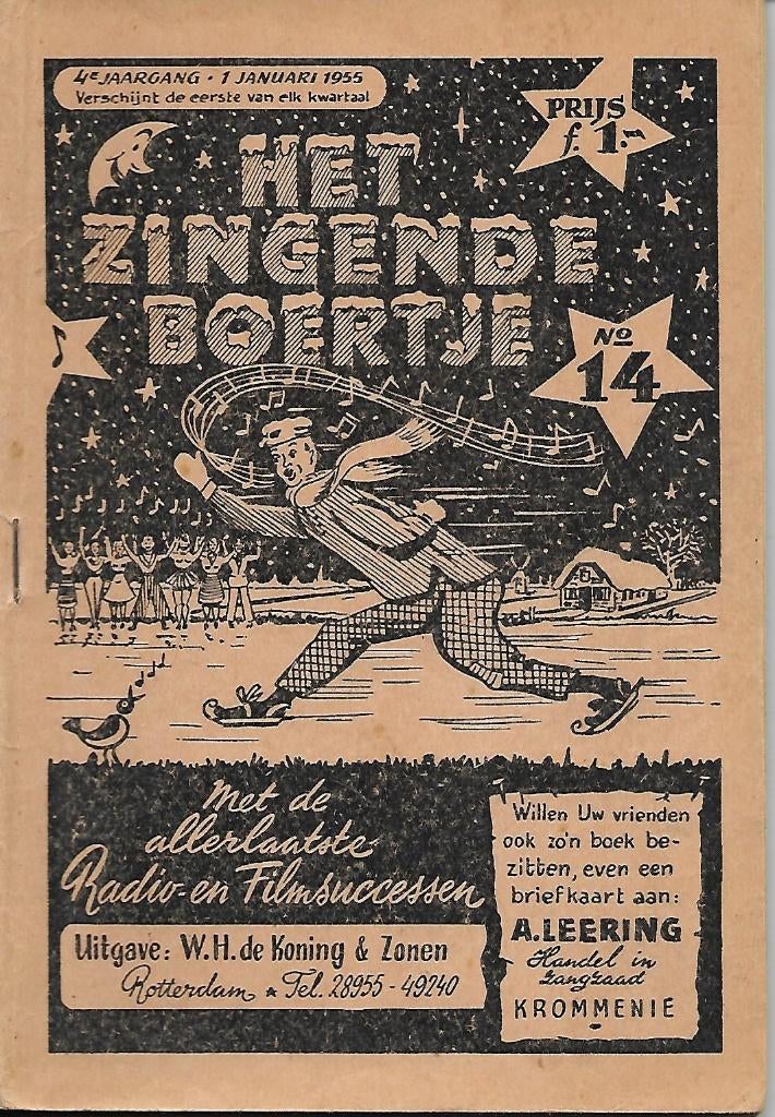 Het Zingende Boertje - Nummer 14 (songteksten), Boeken, Ophalen of Verzenden, Gelezen, Algemeen