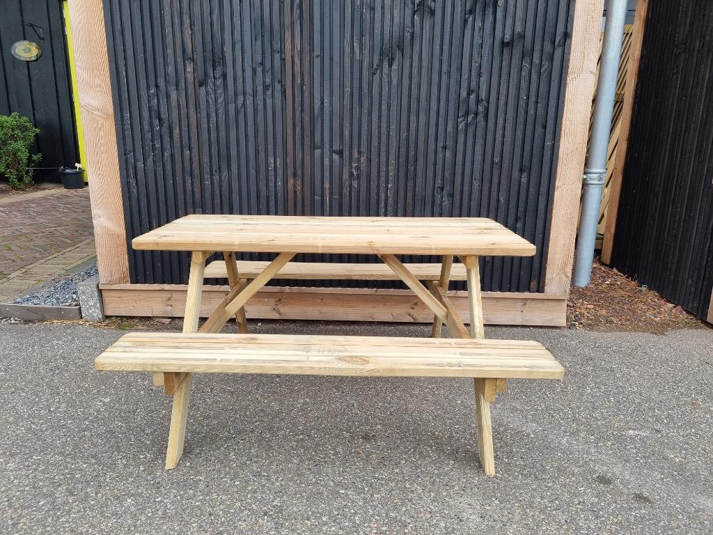 Picknicktafel kids 600x1200mm najaar opruiming! €50,- p/s, Kinderpicknicktafel, Nieuw, Ophalen of Verzenden, Rechthoekig
