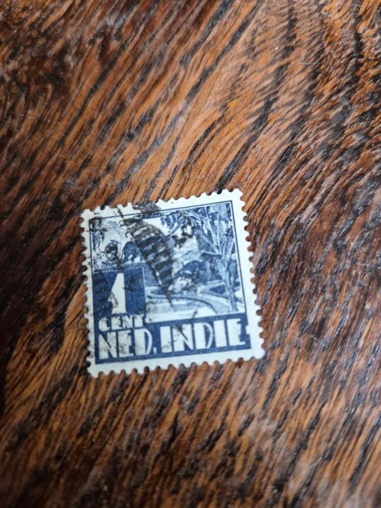 Nederlands-Indië 1 cent postzegel, Ophalen of Verzenden, Gestempeld, Nederlands-Indië