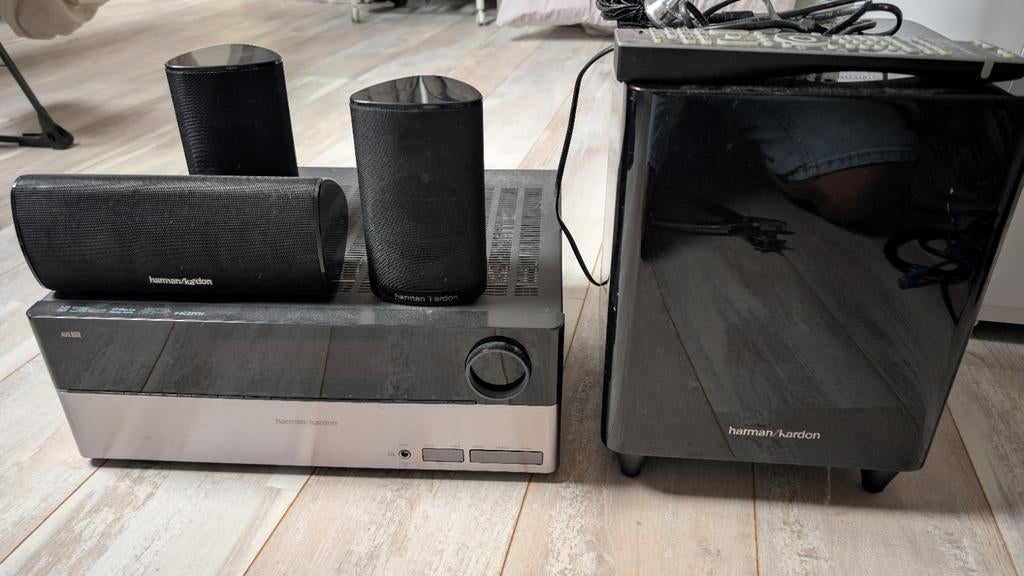 Harman Kardon 5.1 Home Cinema Set, Audio, Tv en Foto, Home Cinema-sets, Gebruikt, 70 watt of meer, 5.1-systeem, Dvd-speler