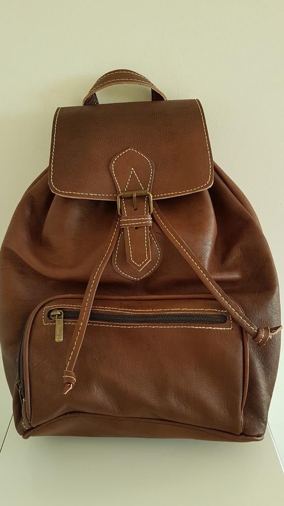 Mooie Marokkaanse leren tas, Sieraden, Tassen en Uiterlijk, Overige merken, 25 tot 40 cm, Ophalen of Verzenden, Zo goed als nieuw