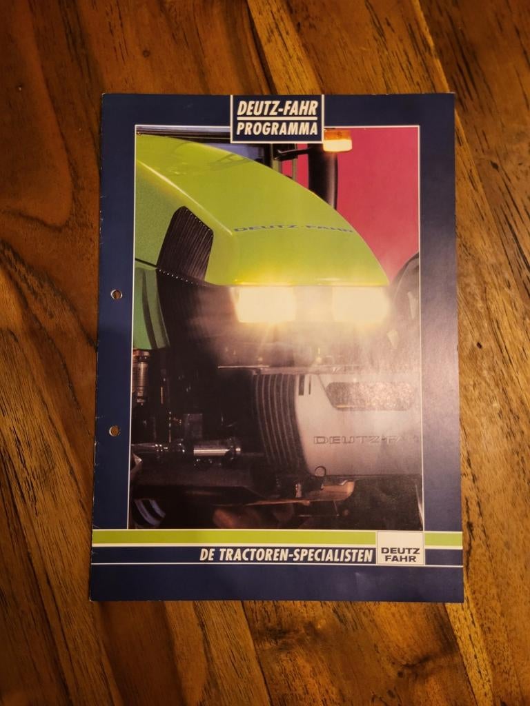 Tractor folder Deutz-Fahr programma, Ophalen of Verzenden, Zo goed als nieuw