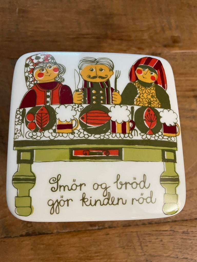 Turi-design Folklore Voorraadpot / Snoeppot Noorwegen, Ophalen of Verzenden