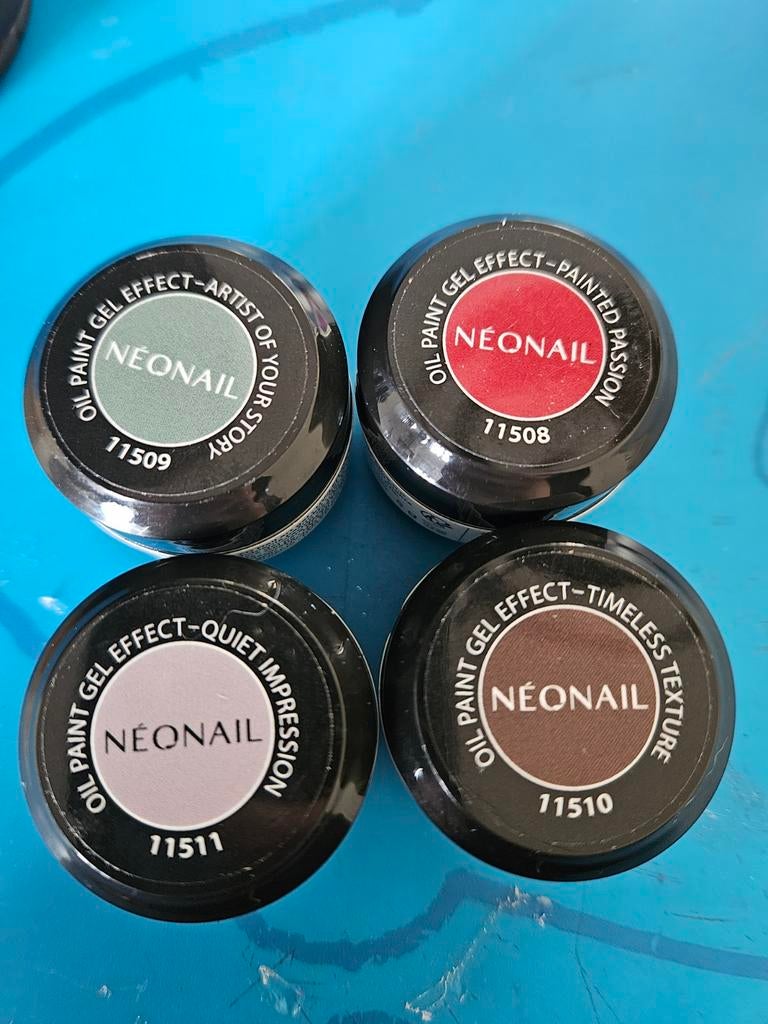 Neonail oil paint effect 4 kleuren nieuw, Ophalen, Nieuw, Overige kleuren, Handen en Nagels