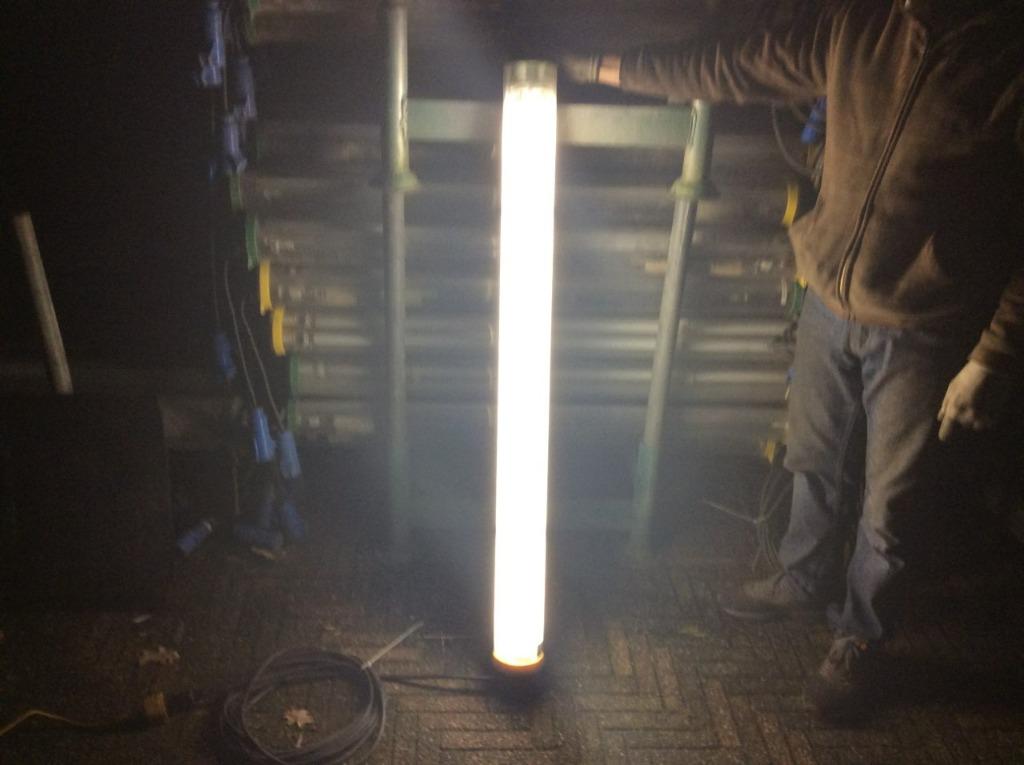 bouwverlichting, Tube Light, Buitenverlichting, verlichting, Ophalen of Verzenden, Gebruikt, Armatuur