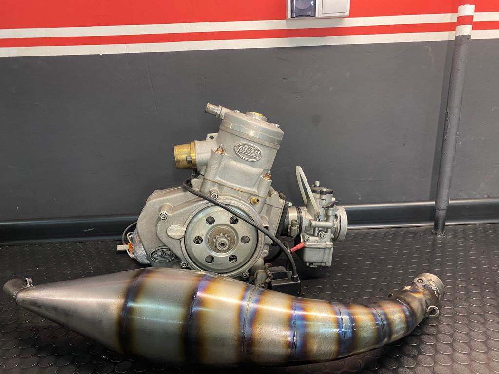 Race kart motor SEVEN L4 TAG 125cc, Ophalen of Verzenden, Zo goed als nieuw, Kart