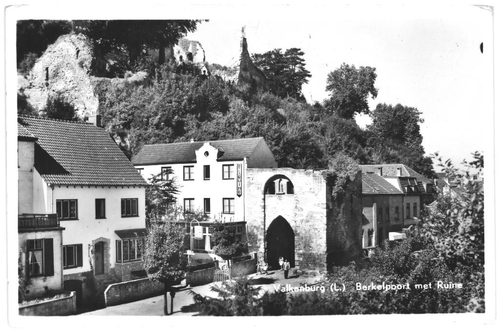 965369 Valkenburg Berkelpoort 1956 Gelopen met postzegel, Ophalen of Verzenden, 1940 tot 1960, Gelopen, Limburg