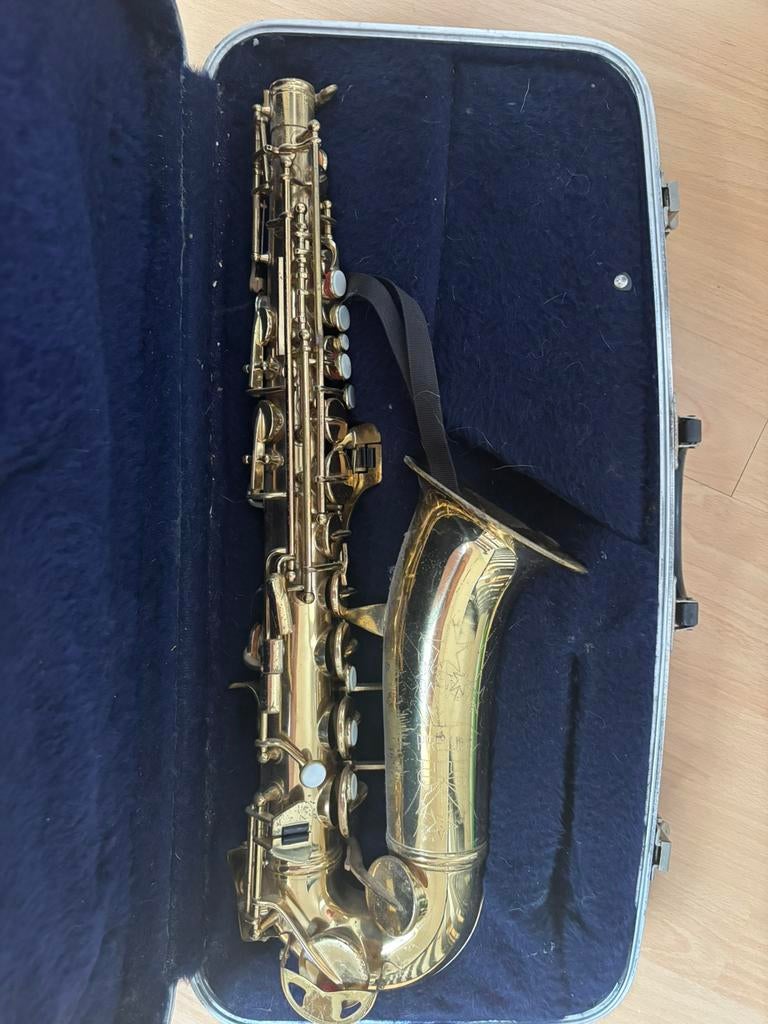 Alt Saxofoon - Mooie Klank!, Muziek en Instrumenten, Ophalen, Gebruikt, Alt, Met koffer