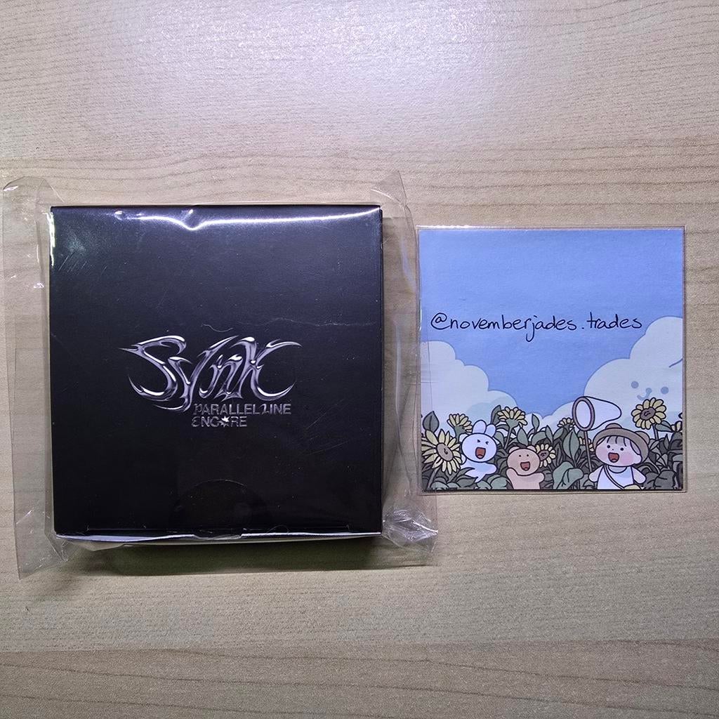 [Sealed] aespa Synk: Parallel Line Encore Winter ring set, Nieuw, Kleiner dan 17, Dame, Zilver