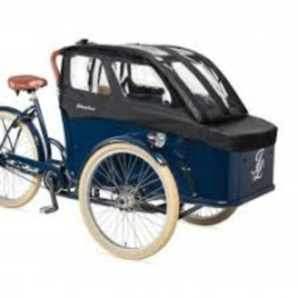 Johnny Loco Raincover Deluxe Nu van 299,- voor 199,-  NIEUW!, Fietsen en Brommers, Fietsen | Bakfietsen, Nieuw, Johnny Loco, Huif