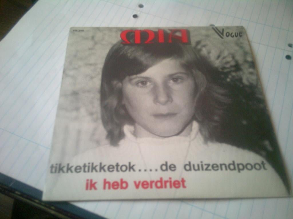 MIA TIKKETIKKETOK .... DE DUIZENDPOOT - IK HEB VERDRIET, Cd's en Dvd's, Vinyl | Nederlandstalig, Ophalen of Verzenden, Zo goed als nieuw