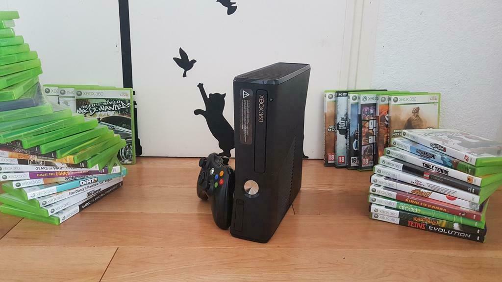 Xbox 360 Slim Tip Top!! - incl. o.a. duurtest garantie!, Verzenden