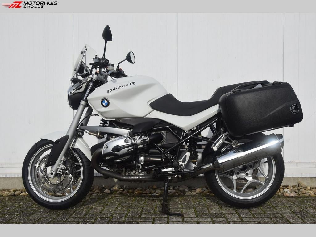 BMW R 1200 R (bj 2008 - 73.675km) Hyperpro - koffers, Motoren, 2 cilinders, Motorrijbewijs A, Bedrijf, Meer dan 35 kW