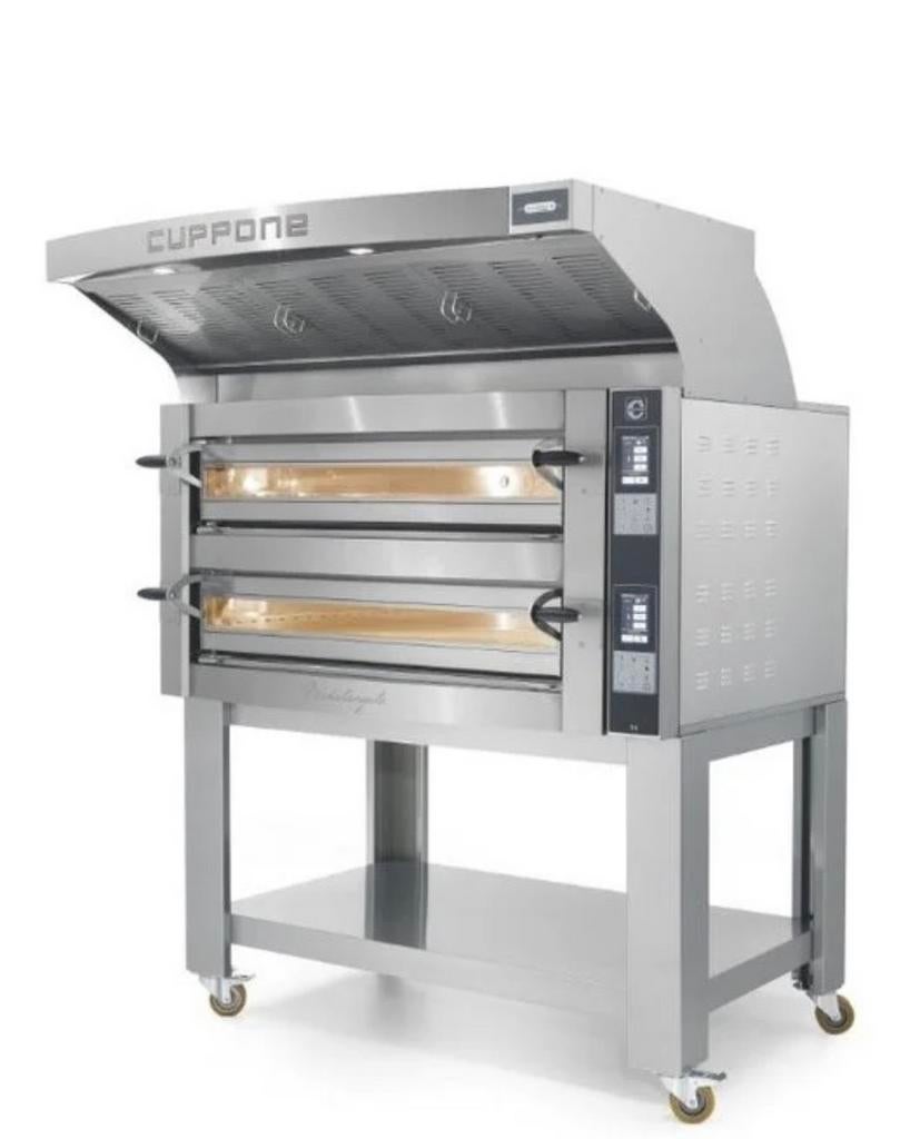 Cuppone Michelangelo Pizzaoven - 6+6 Ø350mm - 400V, Zakelijke goederen, Horeca | Keukenapparatuur, Ophalen of Verzenden, Gebruikt