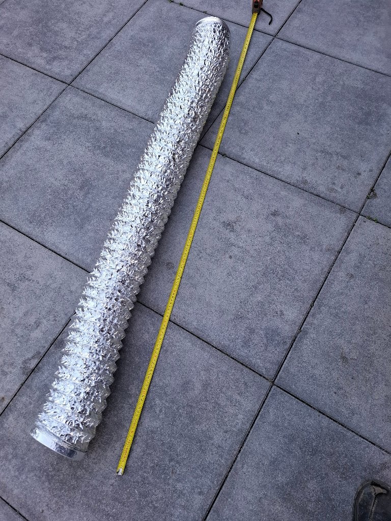Alu flexibele buis, Overige typen, Ophalen of Verzenden, Minder dan 2 meter, 80 mm of meer