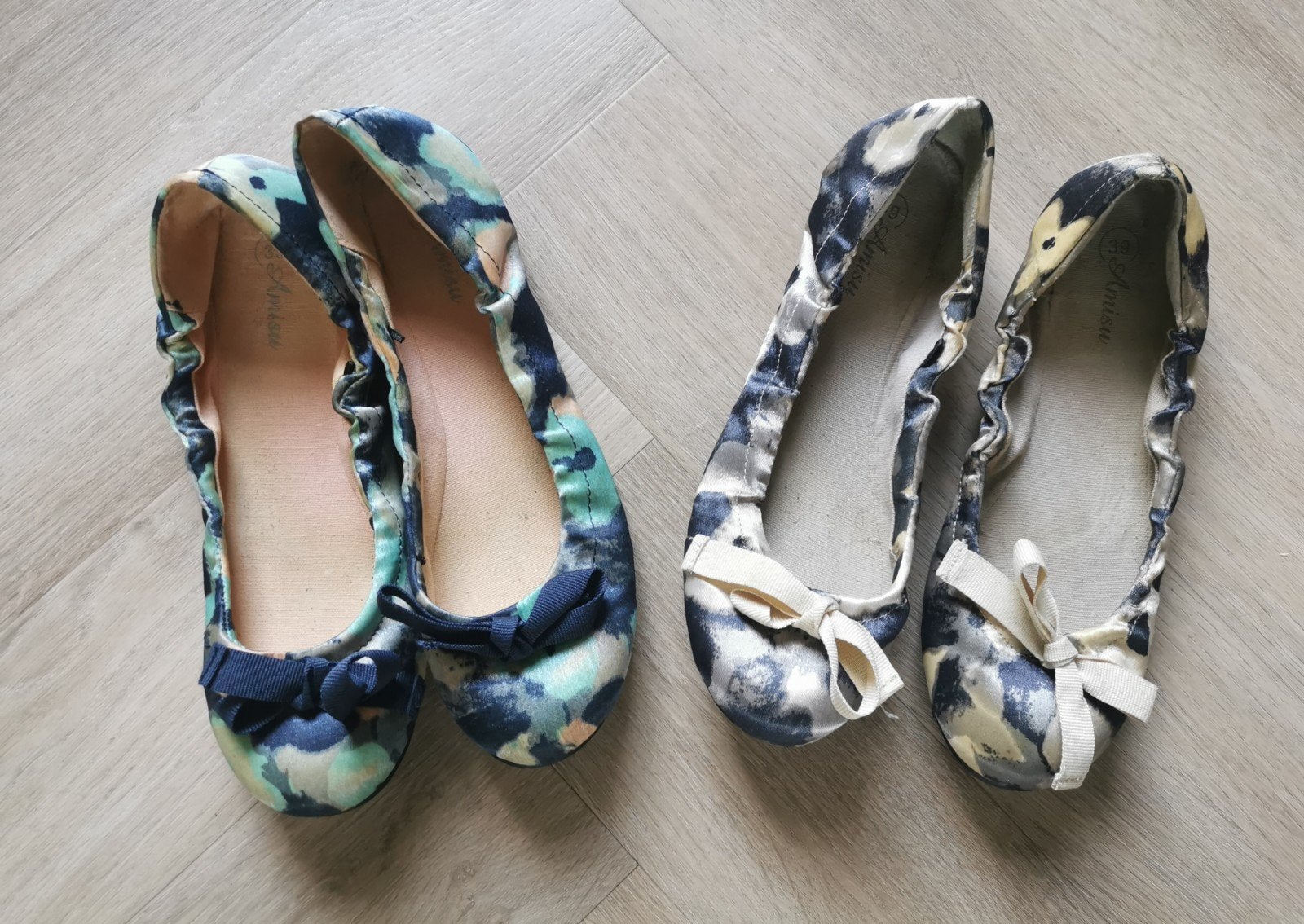 Amisu ballerina's mt. 39, Kleding | Dames, Schoenen, Overige kleuren, Verzenden, Ballerina's, Gedragen