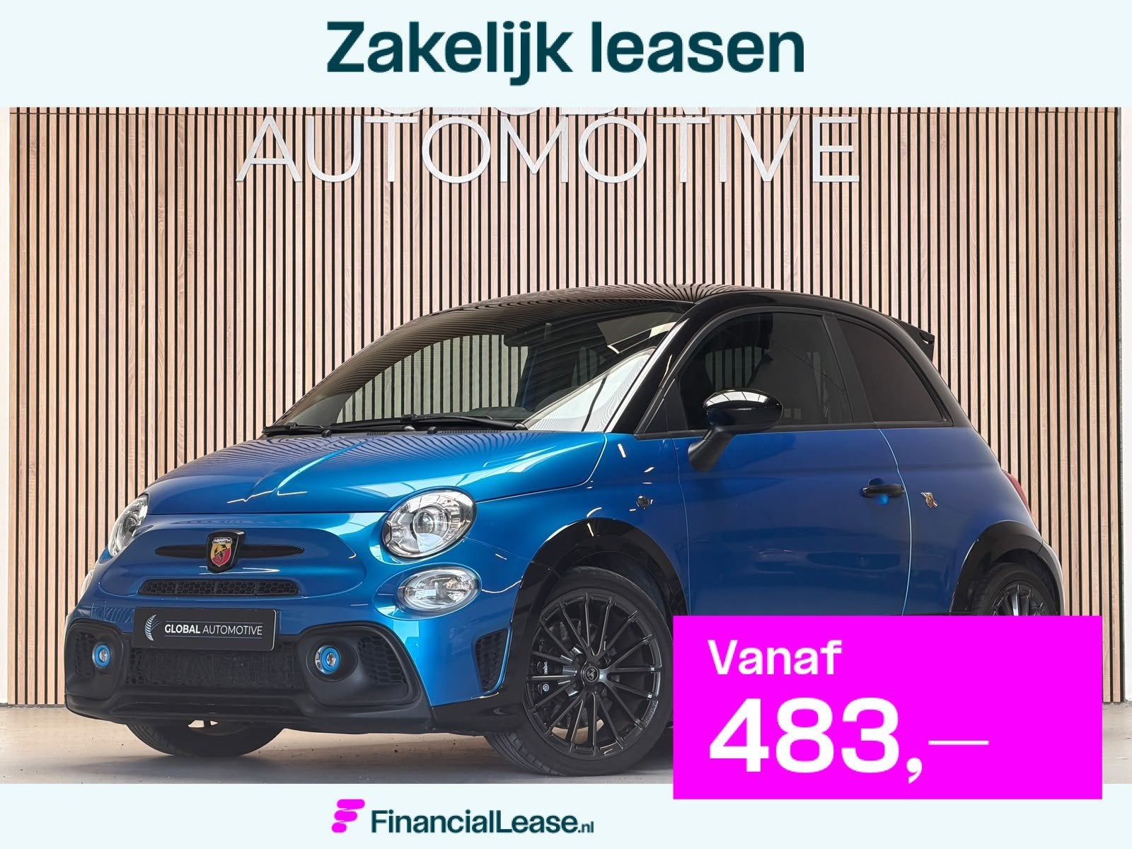 Abarth 695 Competizione Tributo 131 Rally - SABELT - BEATS -, Voorwielaandrijving, Gebruikt, Zwart, 4 cilinders